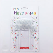 Load image into Gallery viewer, Creative New Glitter 3 Heart Shaped Stars Birthday Cake Candles For Kids Adult Girls Boys Birthday Party Candle Cake Decorations
