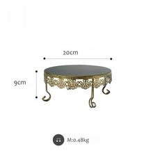 Load image into Gallery viewer, SWEETGO New Arrival cake stand gold cupcake trays 1 piece showcase home decoration tools wedding dessert candy bar supplier