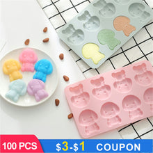 Load image into Gallery viewer, Cartoon Dog Chocolate Mold Silicone Molds Fondant Cake Decorating Tools DIY Candy Molds Baking Kitchen Accessories Food Grade