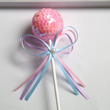 Load image into Gallery viewer, Elf magic 4cm lollipop cake, flag baking, decoration, happy birthday, love, wedding party, baby shower, embellishment kids toys