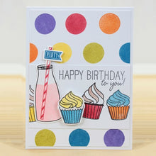 Load image into Gallery viewer, DiyArts 1PC/Lot DIY Party Sweets Cup Cake Metal Cutting Dies Christmas New 2018 for Scrapbooking Stitched Holiday Die Crafts