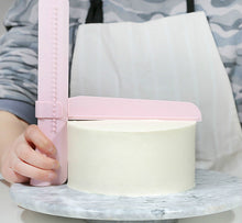 Load image into Gallery viewer, Cake Scraper Smoother Adjustable Fondant Spatulas Cake Edge Smoother Cream Decorating DIY Bakeware Tableware Kitchen Cake Tool