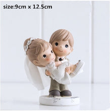 Load image into Gallery viewer, Mixed Style New Wedding Cake Topper Figurines Bride and Groom Cake Topper Cake Decorating Engagement / Wedding Gifts for wedding