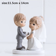 Load image into Gallery viewer, Mixed Style New Wedding Cake Topper Figurines Bride and Groom Cake Topper Cake Decorating Engagement / Wedding Gifts for wedding